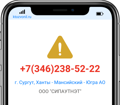 Кто звонил с номера +7(346)238-52-22, чей номер +73462385222