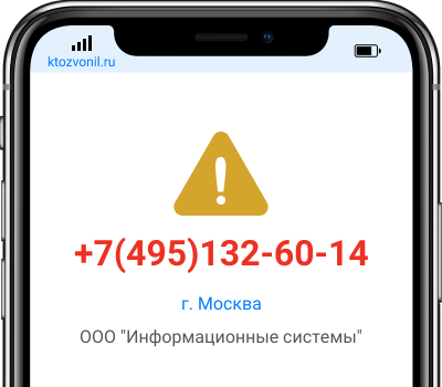 Кто звонил с номера +7(495)132-60-14, чей номер +74951326014