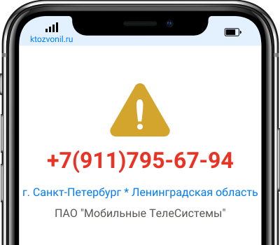 Кто звонил с номера +7(911)795-67-94, чей номер +79117956794