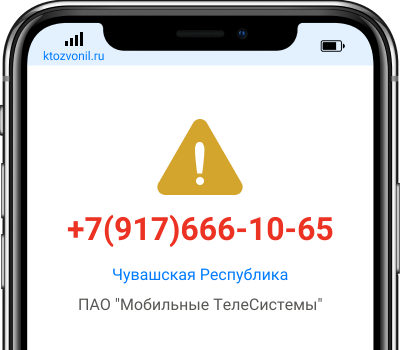 Кто звонил с номера +7(917)666-10-65, чей номер +79176661065