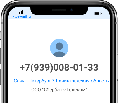 Кто звонил с номера +7(939)008-01-33, чей номер +79390080133