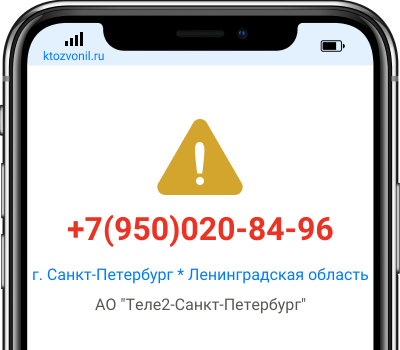 Кто звонил с номера +7(950)020-84-96, чей номер +79500208496