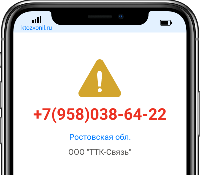 Кто звонил с номера +7(958)038-64-22, чей номер +79580386422