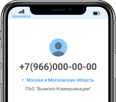 Кто звонил с номера +7(966)000-00-00, чей номер +79660000000