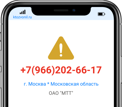 Кто звонил с номера +7(966)202-66-17, чей номер +79662026617