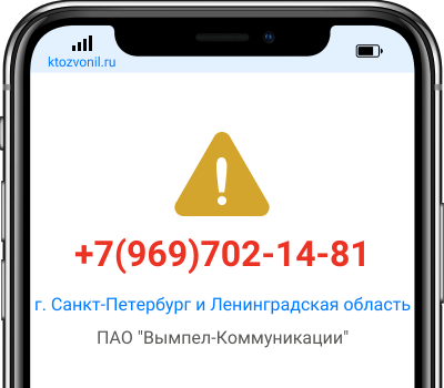 Кто звонил с номера +7(969)702-14-81, чей номер +79697021481