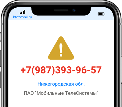 Кто звонил с номера +7(987)393-96-57, чей номер +79873939657