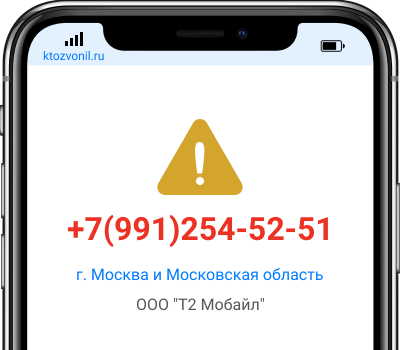 Кто звонил с номера +7(991)254-52-51, чей номер +79912545251