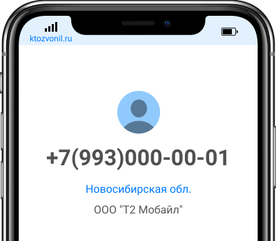 Кто звонил с номера +7(993)000-00-01, чей номер +79930000001