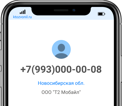 Кто звонил с номера +7(993)000-00-08, чей номер +79930000008