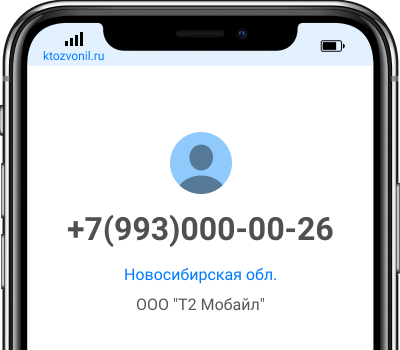 Кто звонил с номера +7(993)000-00-26, чей номер +79930000026