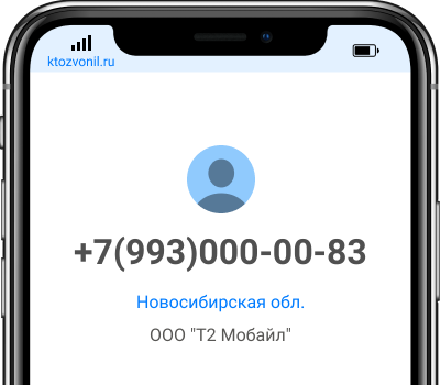 Кто звонил с номера +7(993)000-00-83, чей номер +79930000083