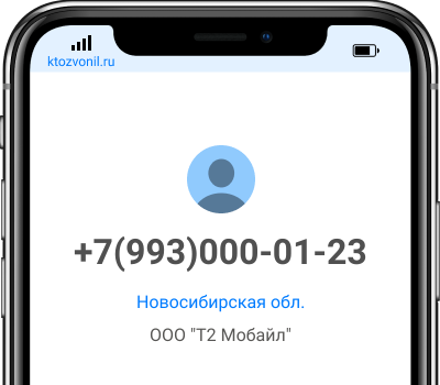 Кто звонил с номера +7(993)000-01-23, чей номер +79930000123