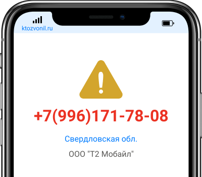 Кто звонил с номера +7(996)171-78-08, чей номер +79961717808