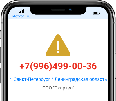 Кто звонил с номера +7(996)499-00-36, чей номер +79964990036