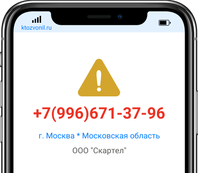 Кто звонил с номера +7(996)671-37-96, чей номер +79966713796