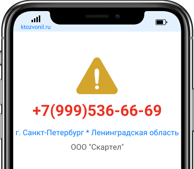 Кто звонил с номера +7(999)536-66-69, чей номер +79995366669