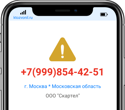 Кто звонил с номера +7(999)854-42-51, чей номер +79998544251